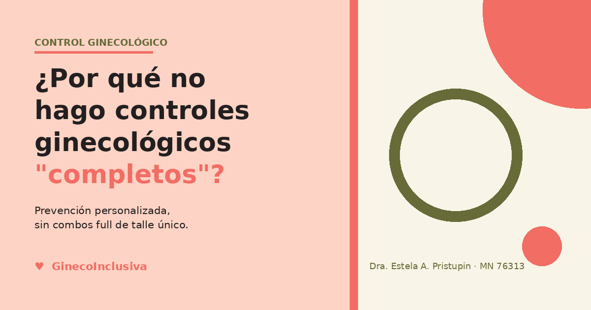 qué se hace en un control ginecológico